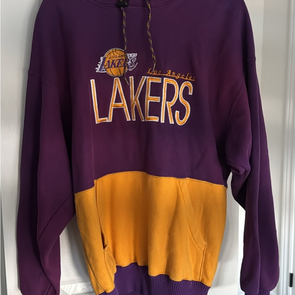 NBA Purple and Gold Lakers Sweater